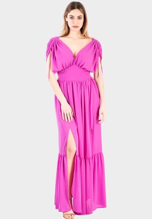 Vestito lungo - fucsia
