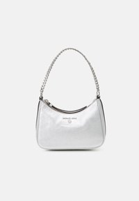 MICHAEL Michael Kors JET SET CHARM CHAIN POUCHETTE - Håndveske - silver-coloured