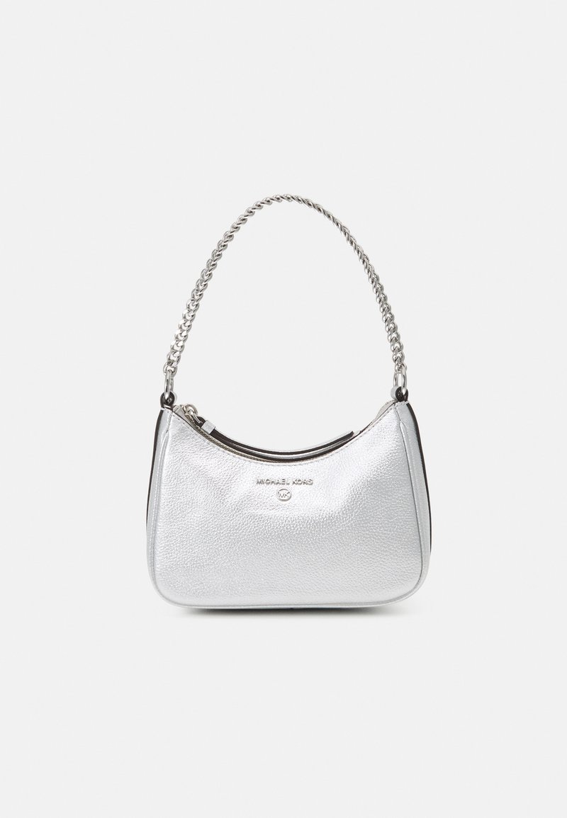 MICHAEL Michael Kors JET SET CHARM CHAIN POUCHETTE - Håndveske - silver-coloured