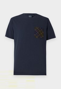 BARBOUR ARNSIDE TARTAN POCKET T-SHIRT - Print T-shirt - navy