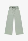PLEATED TROUSER - Παντελόνι - desert sage