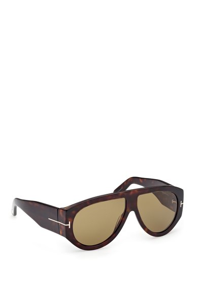 Tom Ford BRONSON - Solglasögon - dark havana