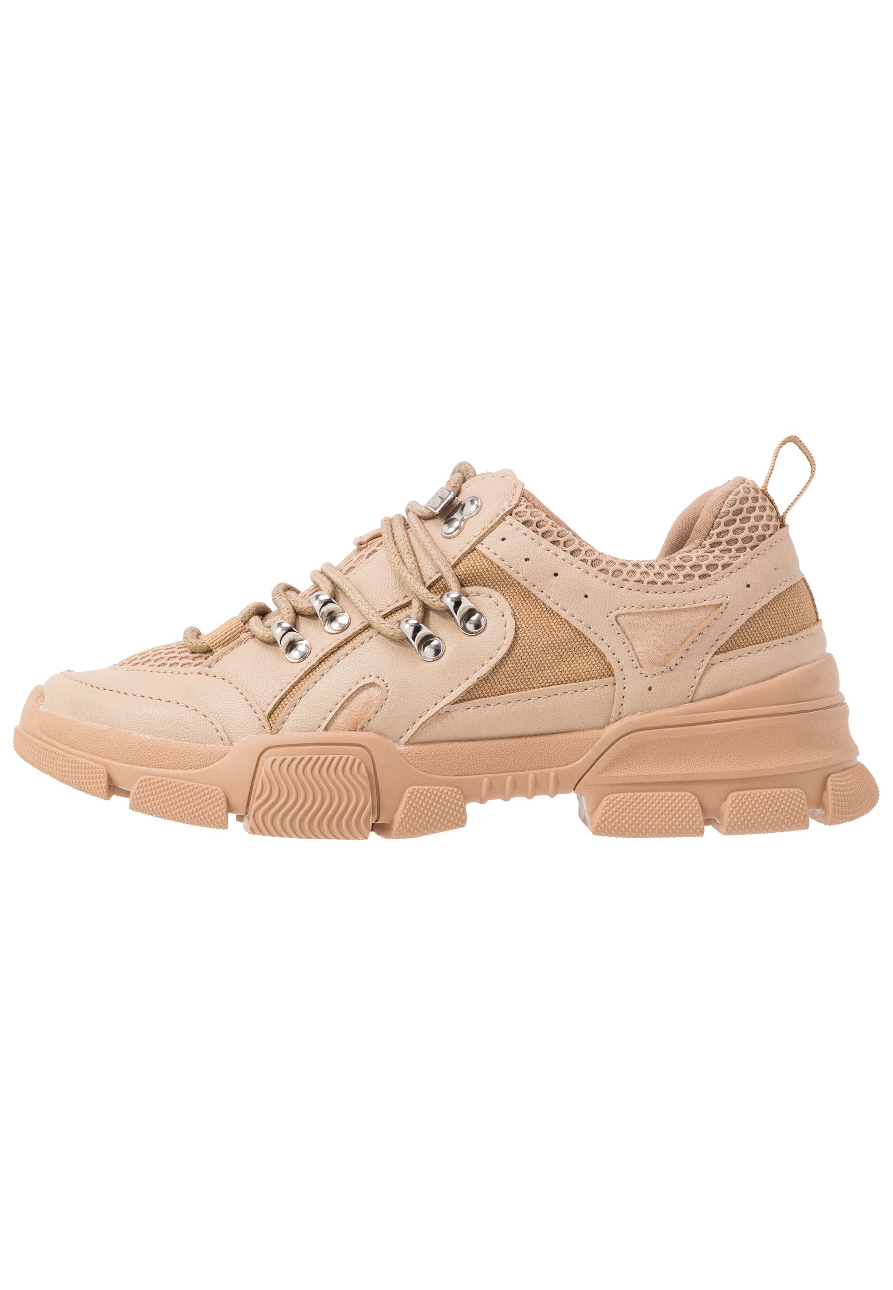 Missguided DETAIL LACE UP TRAINER Joggesko nude Zalando.no Missguided DETAIL LACE UP TRAINER Joggesko nude Zalando.no