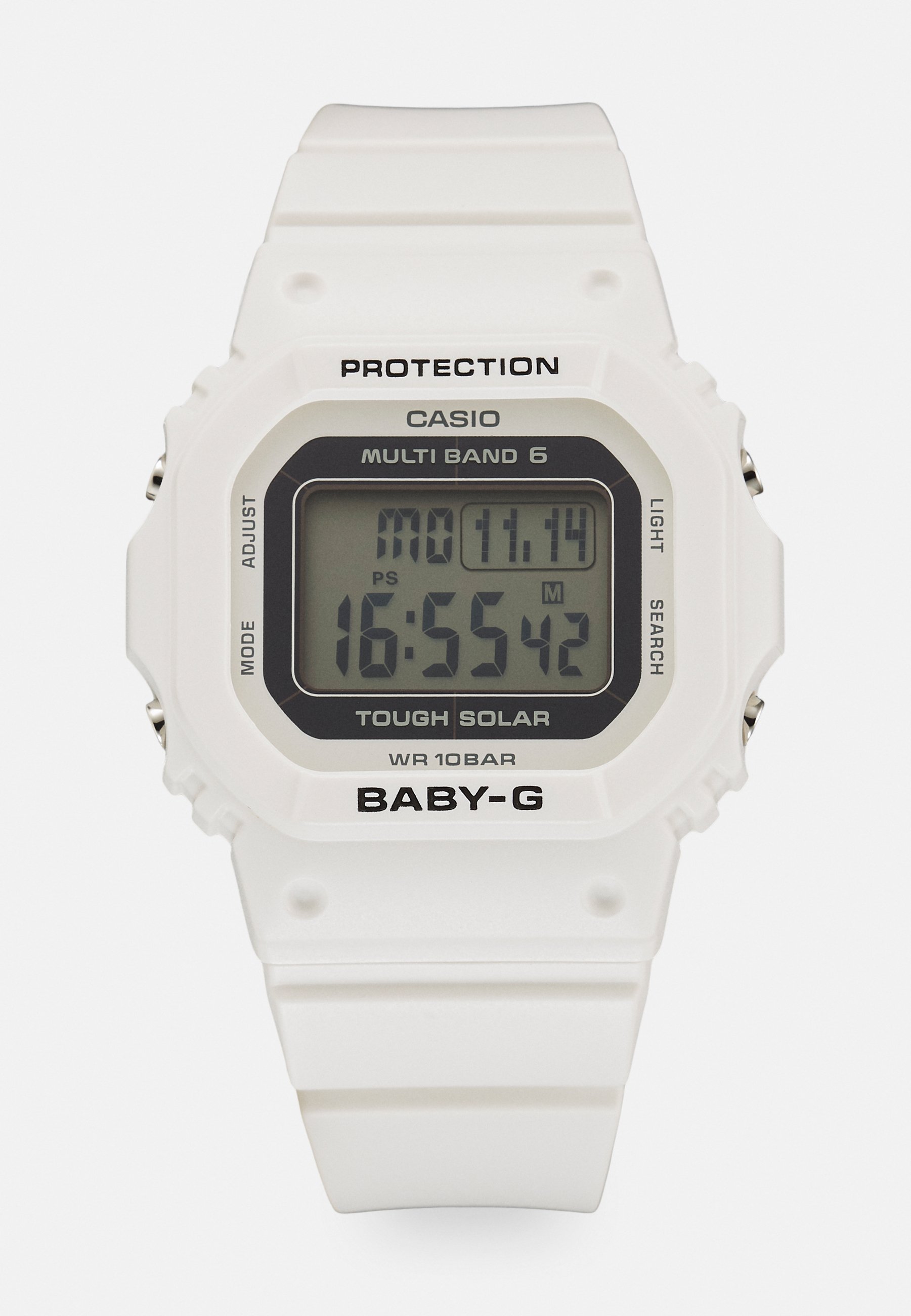 G-SHOCK RADIO CONTROLLED - Skaitmeninis laikrodis - white/balta 