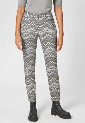 MIT MUSTER - Stoffhose - grey   multicolor