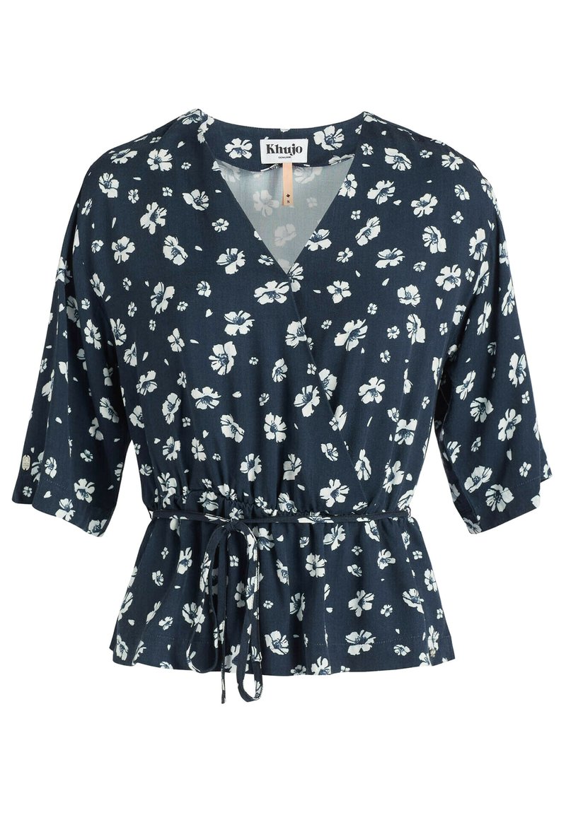 khujo Blouse blauw khujo Blouse blauw