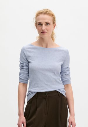 Marc O'Polo, T-SHIRT, LONG SLEEVE, BOAT NECK - Langarmshirt - morning blue