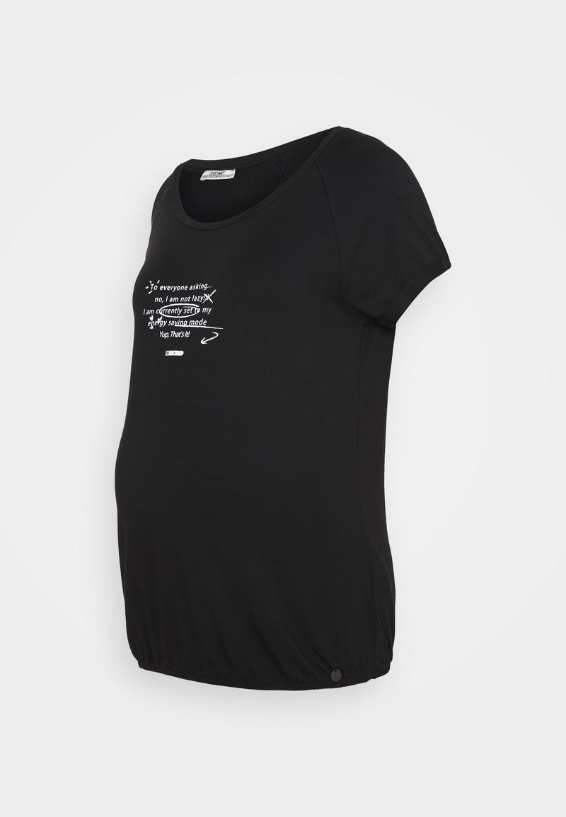 love2wait T-shirt print zwart