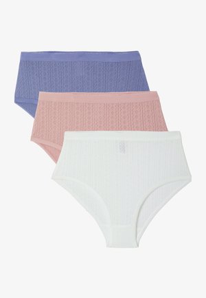 Damart, PACK OF 3 - Braguitas - white purple light pink