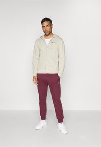 Champion ICONS CONTRAST - Felpa con zip - beige