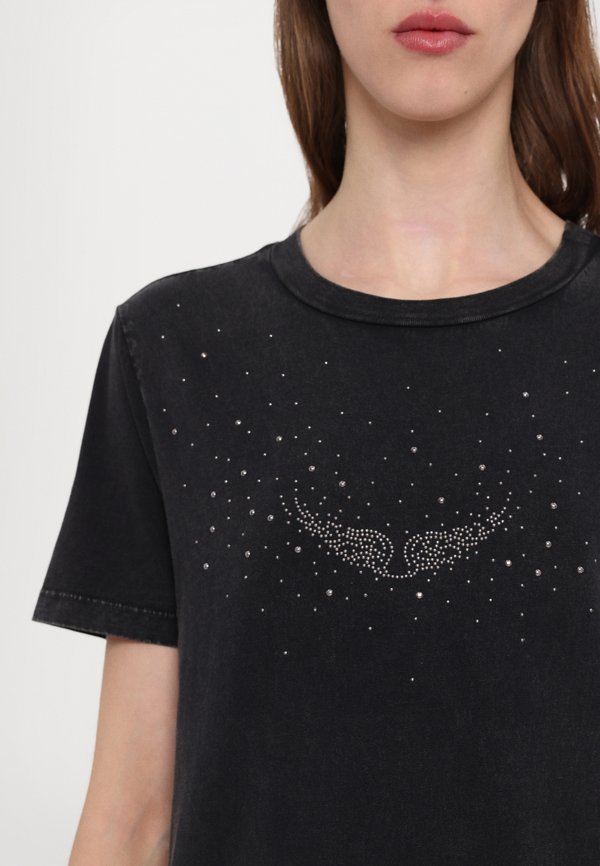 WINGS - Jersey dress - carbone2