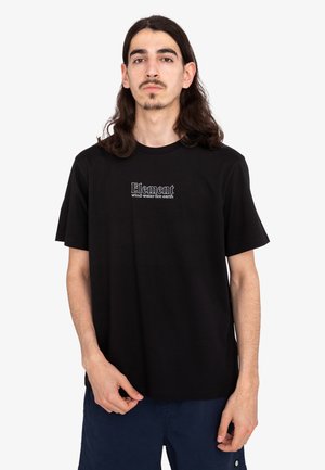 AN ORIGINAL PENGUIN Foncé Saphir Bleu Petit Cadre Imprimé T-Shirt