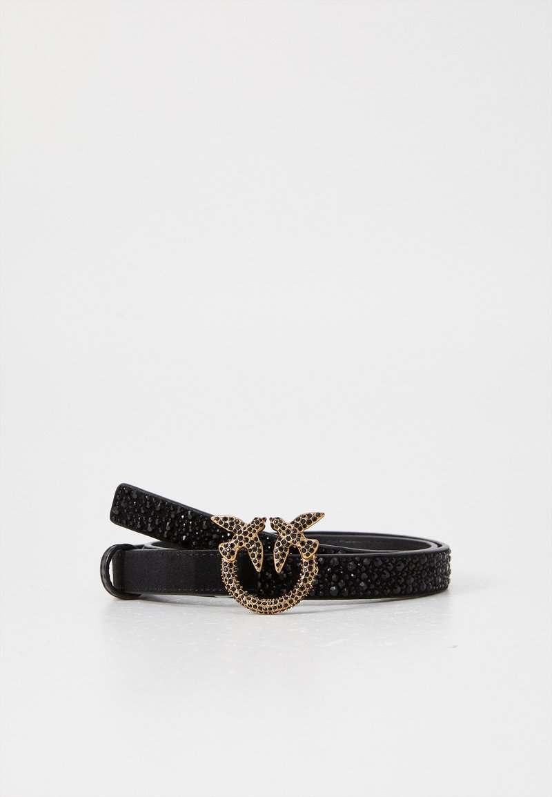 Pinko LOVE BERRY BELT - Curea - nero/antique gold