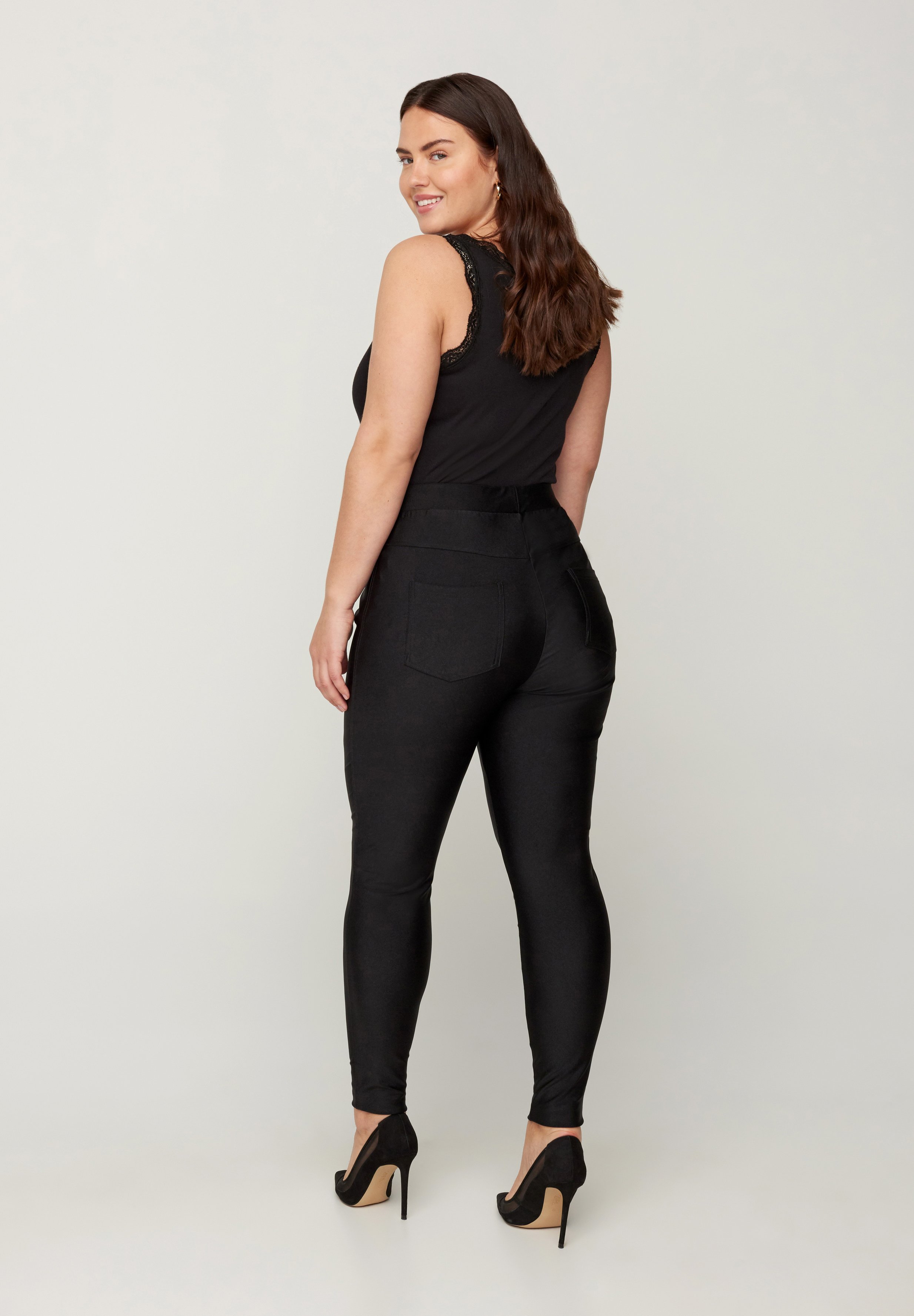 Zizzi Leggings - black/nero - Zalando.it