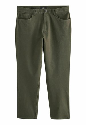 TEXTURED STYLE STRETCH.  - REGULAR FIT - Jean droit - khaki green