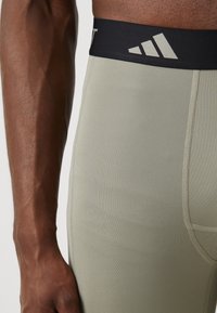 adidas Performance TECHFIT COMPRESSION LONG - Leggings - silver pebble