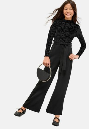 REGULAR FIT - ZEBRA DEVORE - Overal - black