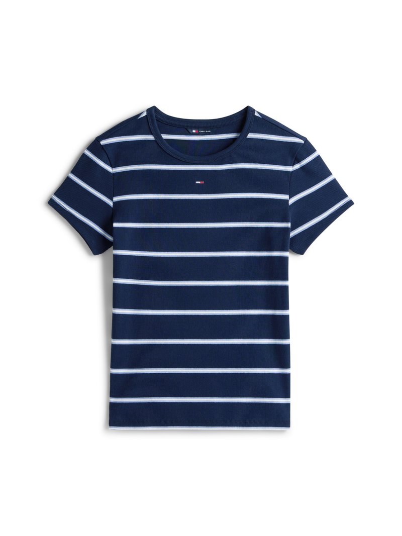 Tommy Jeans T-shirt print donkerblauw