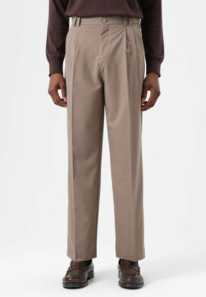 RELAXED FIT - Broek - mink