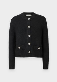 KRISTIN CARDIGAN - Casaco de malha - black