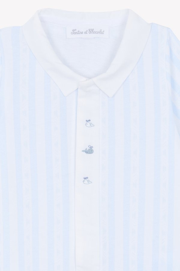 BABY UNISEX - Sleep suit - bleu ciel2