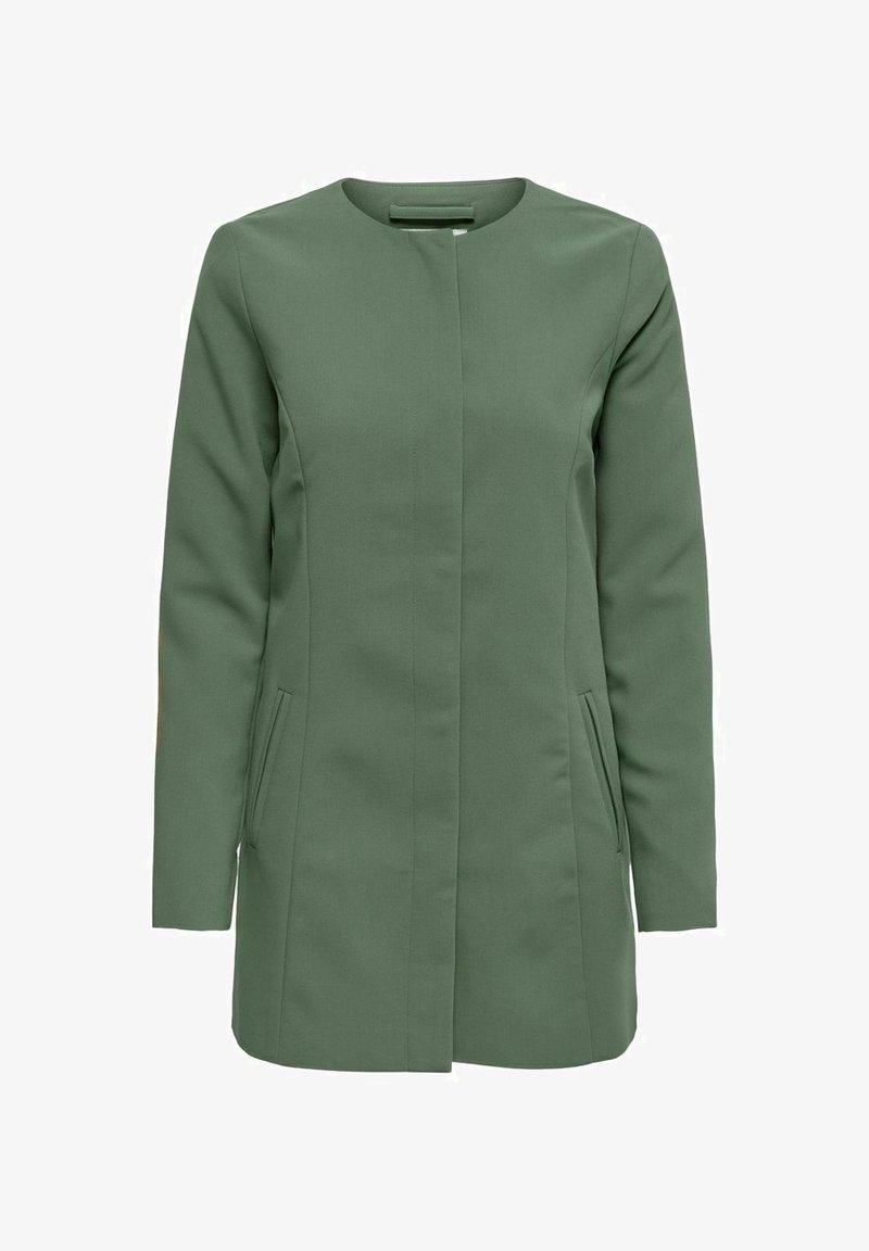 JDY Pitkä takki - light green