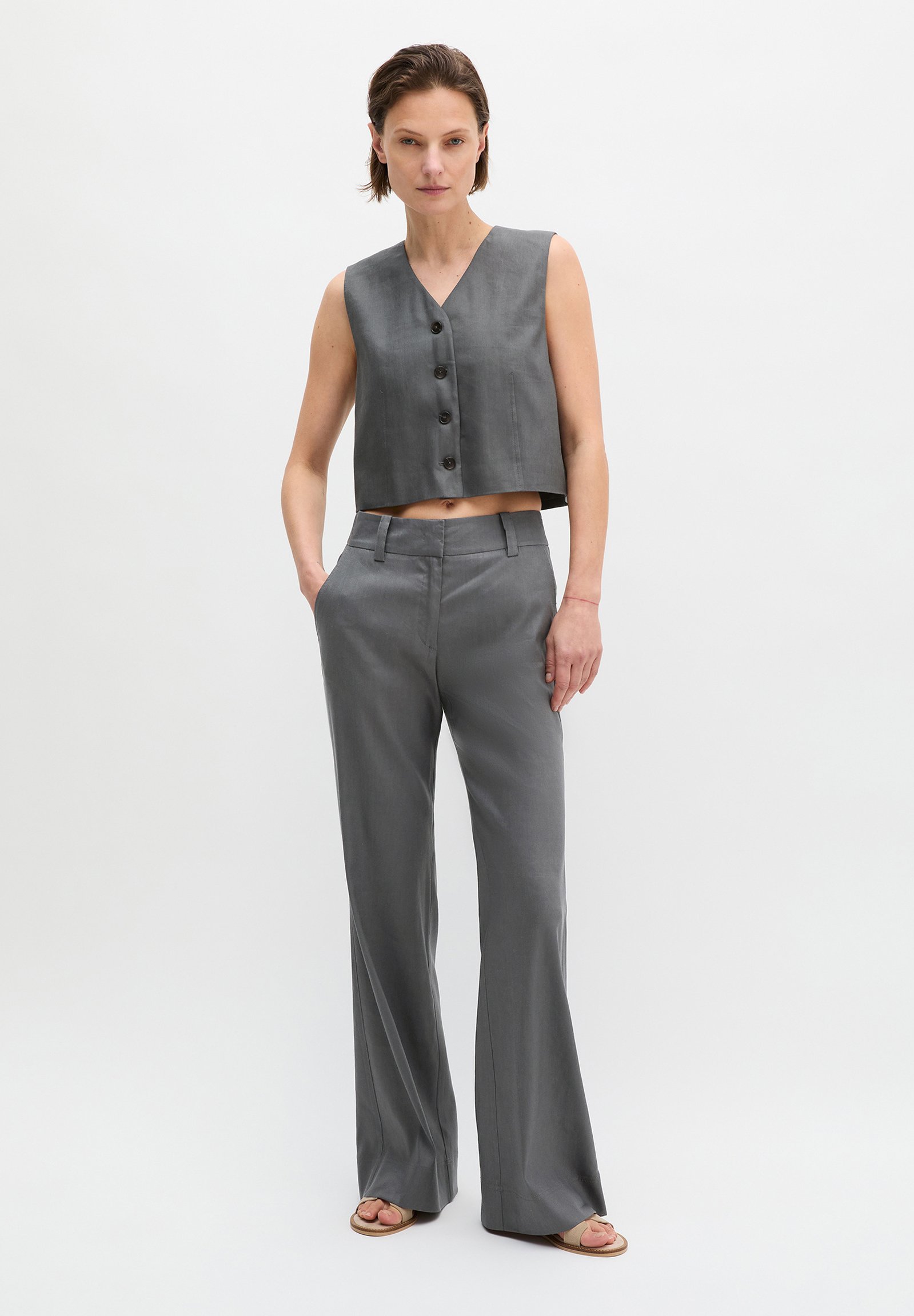 Marc O'Polo Bodywarmer - oxide grey/donkergrijs - Zalando.nl
