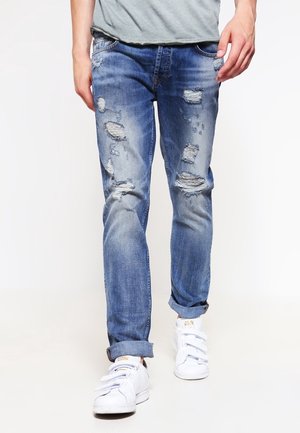Straight leg jeans - blue denim