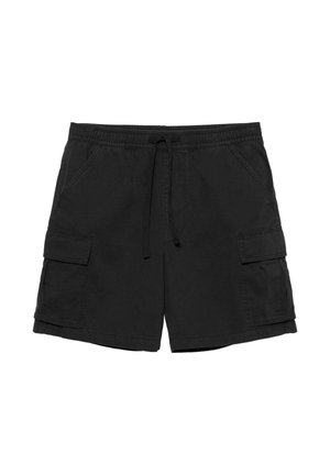 PULL&BEAR, CARGO BERMUDA SHORTS - Short - black