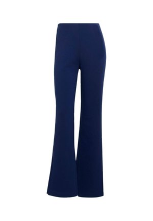 adidas Sportswear, SOFT LUX FLARED PANTS - Tracksuit bottoms - dark blue