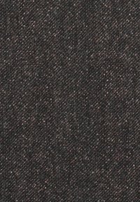 Textured fabric in dark gray with specks of red and cream, woven in a tight pattern, showcasing a soft and durable appearance.