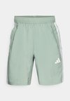 TRAIN ESSENTIALS 3 STRIPES SHORT - Sport rövidnadrágok - silver green