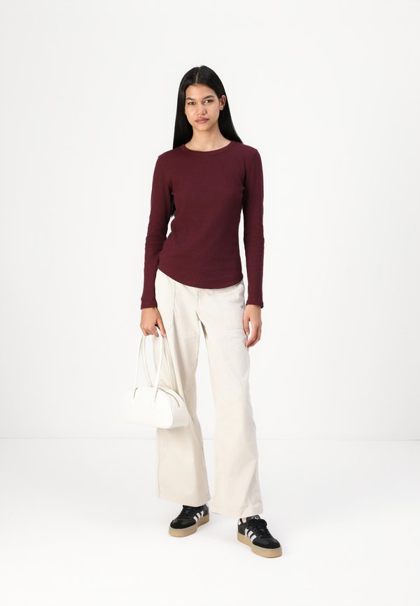 Low-Rise Poplin Super Baggy Pants - Relaxed fit jeans - rainy day2