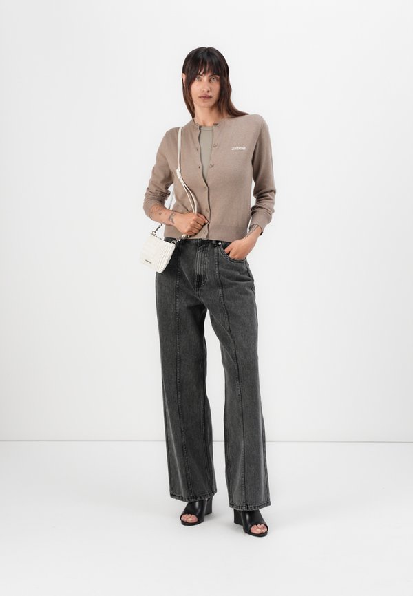 VINNY  - Cardigan - timber wolf2