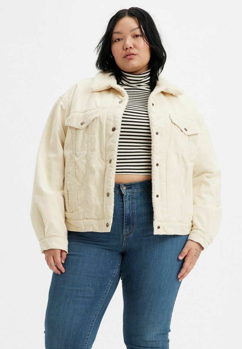 Levi's® 90S SHERPA TRUCKER - Allvädersjacka - almond milk