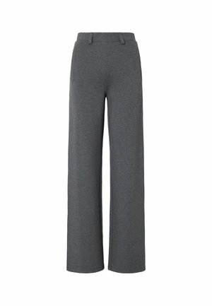 LIU JO, LIU JO REGULAR FIT TROUSERS IN PUNTO MILANO - Παντελόνι - dark grey