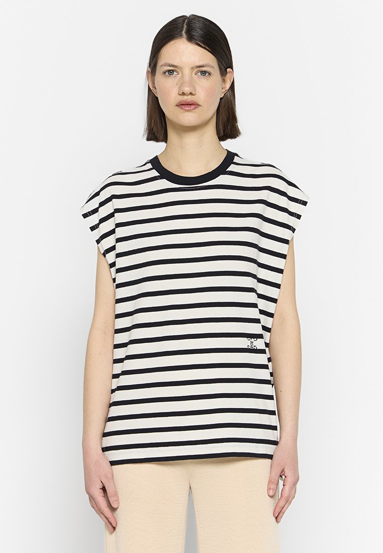 closed T-shirt print crème