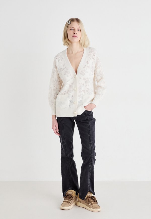 VICOOPS VNECK CARDIGAN - Cardigan - birch2