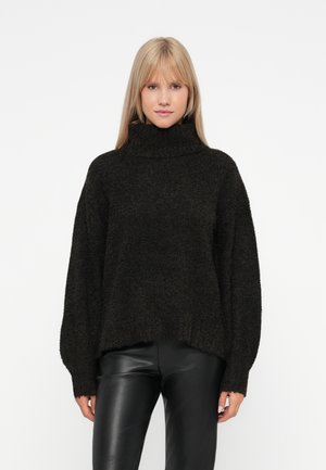 OBJKIMIA PULLOVER - Trui - seal brown