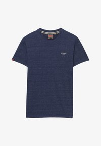 Sélectionné, dark indigo blue marl cream