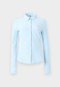 SLIM BUTTON DOWN - Košilová halenka  - vessel blue