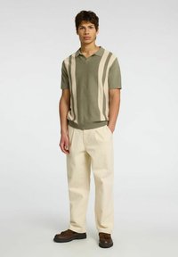 Selected Homme SLHMATTIS OPEN  - Polo krekls - vetiver