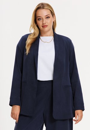 FLARE FIT - Kurzmantel - blue