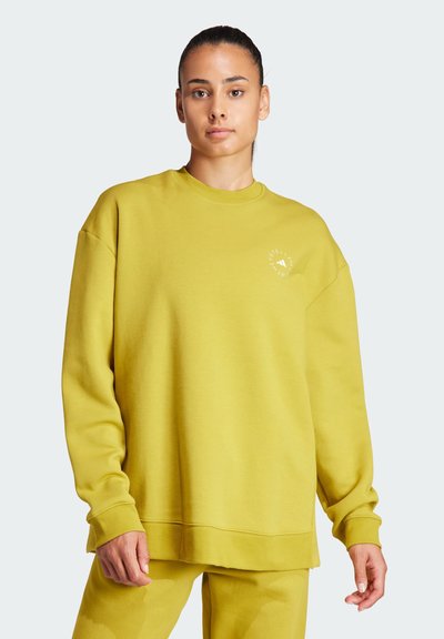 adidas by Stella McCartney ADIDAS BY STELLA MCCARTNEY SPORTSWEAR - Sweatshirt - pulse olive/white