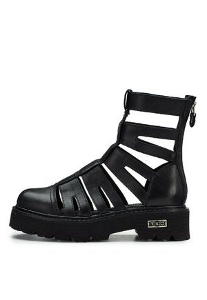 SLASH - Stivaletti con plateau - nero