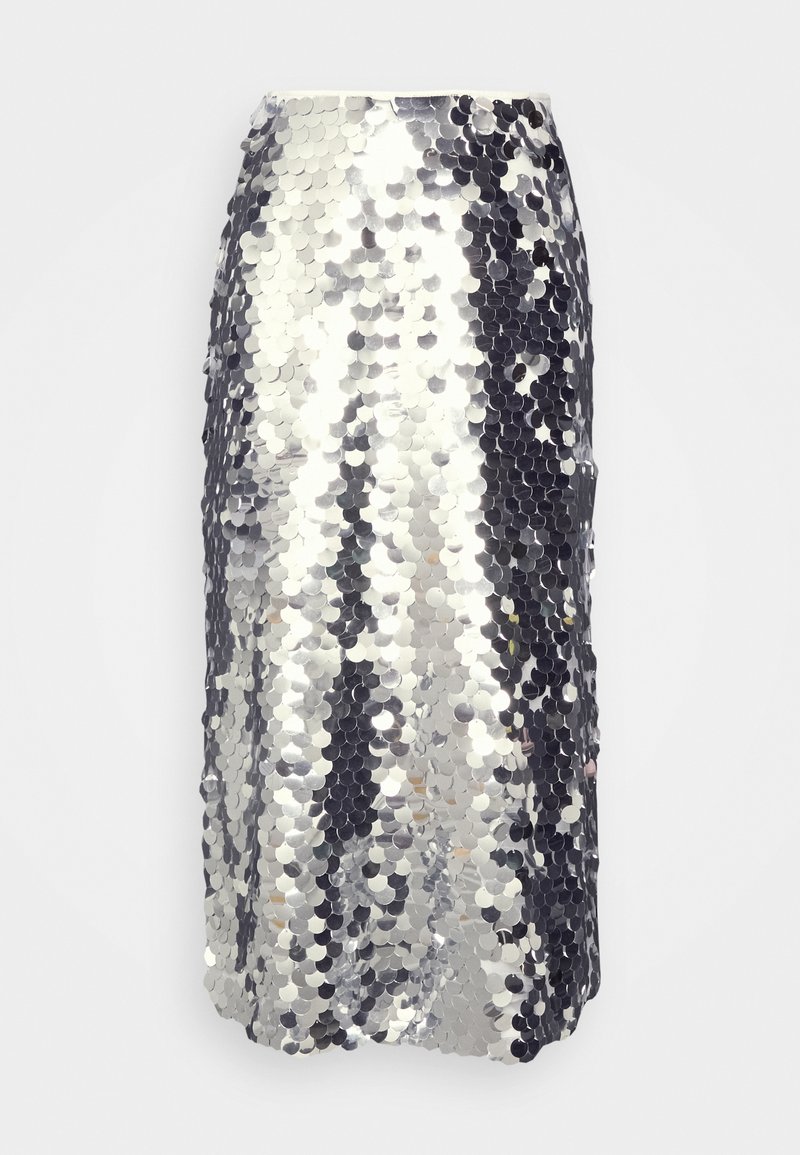 Only Kokerrok zilverkleurig Only Kokerrok zilverkleurig