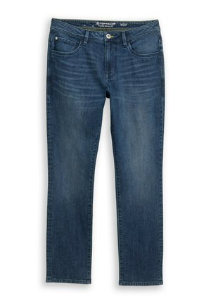 TOM TAILOR, TTJOSH REGULAR SLIM FIT - Jeans Straight Leg - mid stone bright blue denim
