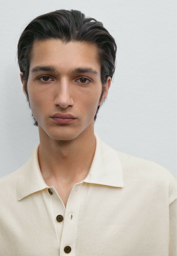 REGULAR FIT  - Polo shirt - mottled beige2