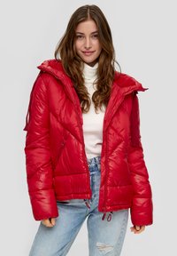 QS FABRICMIX - Winterjacke - chilirot