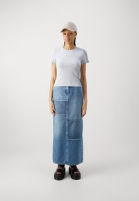 Vero Moda VMCHLOE  - Basic T-shirt - light grey melange